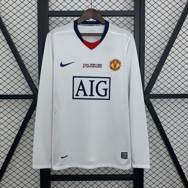 Manchester United Retro Final Champions League 08/09 Manga Larga